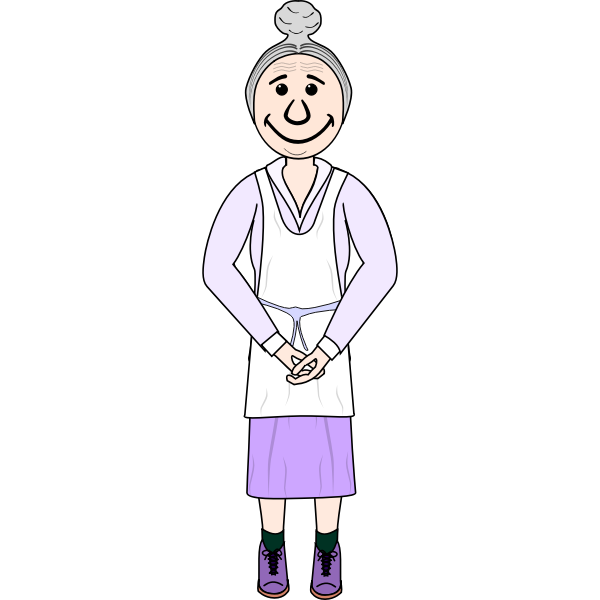SVG Grandma vector image
