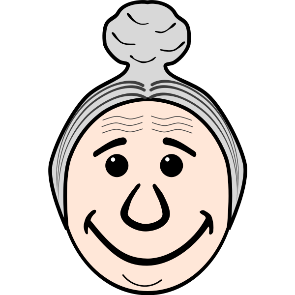 SVG Grandmother039s face