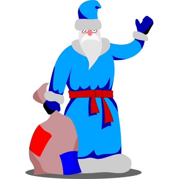 SVG Grandpa Frost Vector by Rones