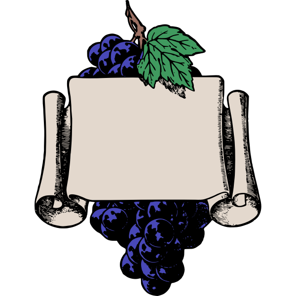 SVG Grapes frame