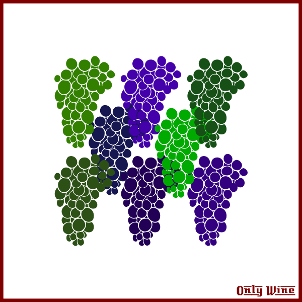 SVG Grapes silhouette