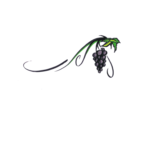 SVG Grapes with decorative vines