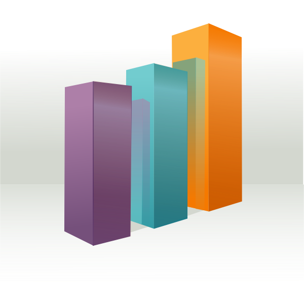 SVG Graph 3d columns