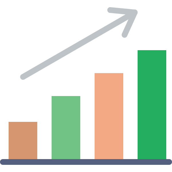 SVG Graph chart in color