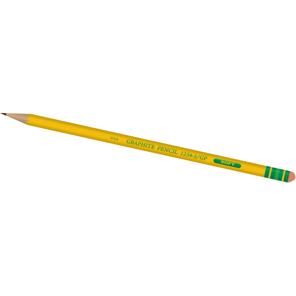 SVG Graphite pencil vector image