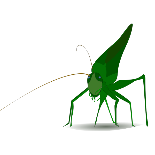 SVG Grasshopper with shadow