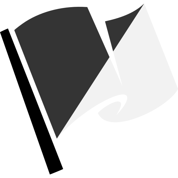 SVG Gray and white flag