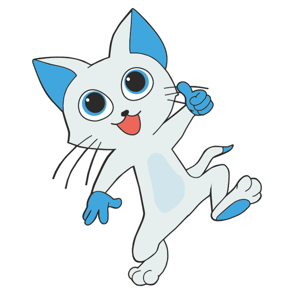 SVG Gray Anthropomorphic Cat