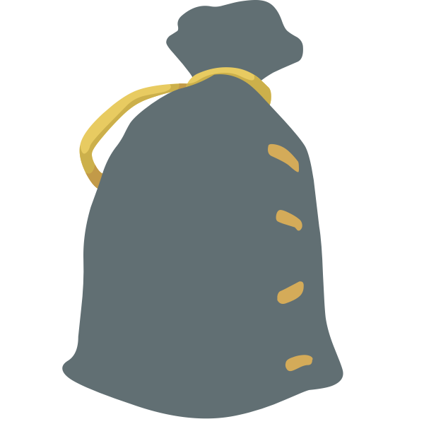SVG Gray bag