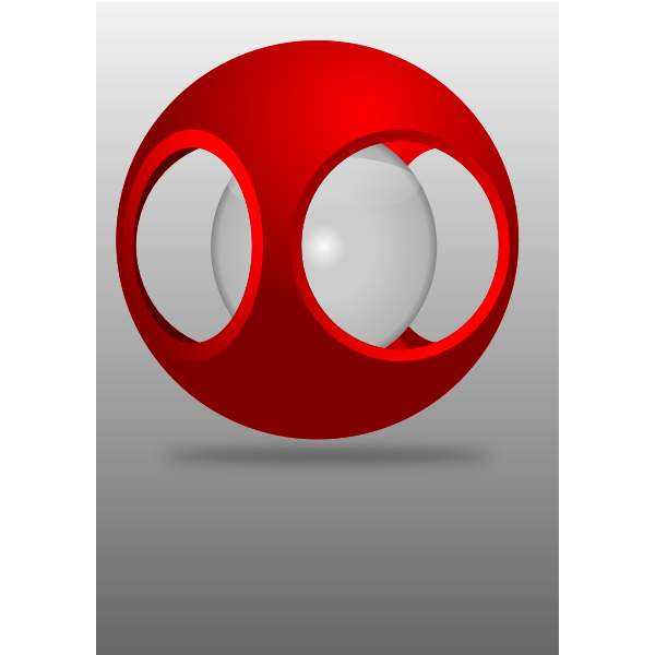 SVG Gray circle