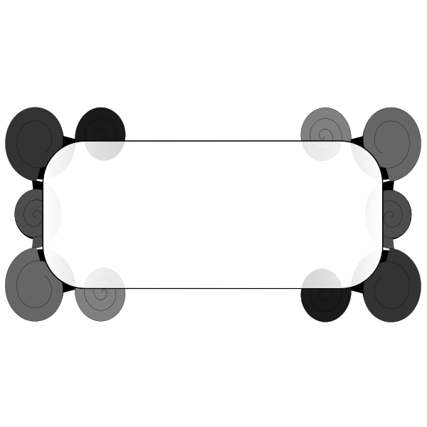 SVG gray decorative border