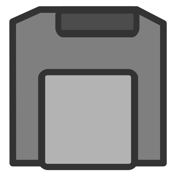 SVG Gray disc or sim card