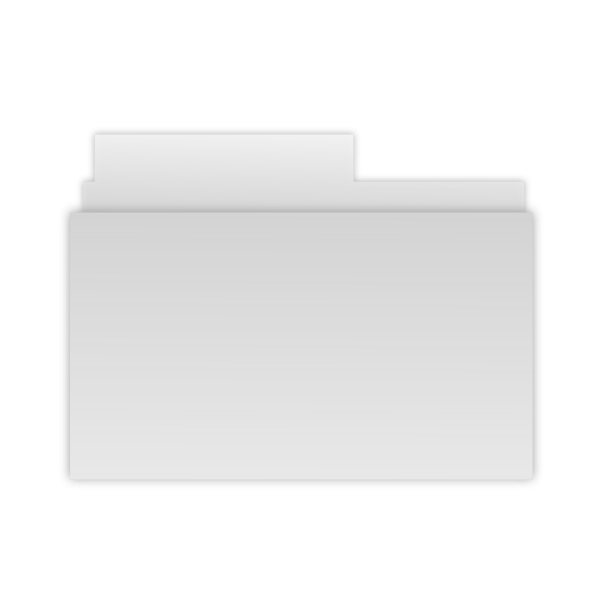 SVG Gray folder