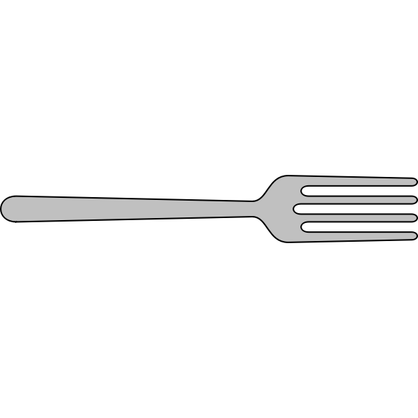 SVG Gray fork