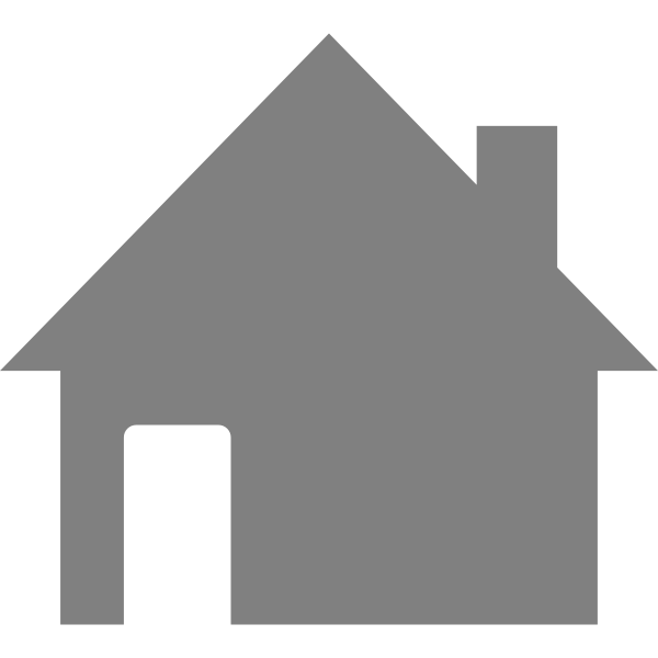 SVG Gray house silhouette
