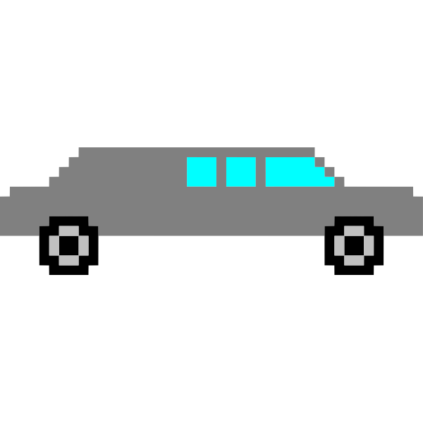 SVG Gray limousine