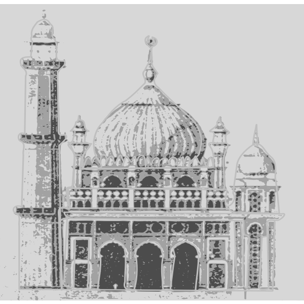 SVG Gray mosque