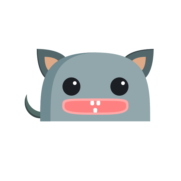 SVG Gray mouse