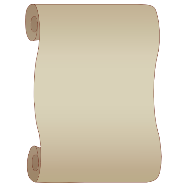 SVG Gray paper scroll