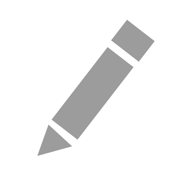 SVG Gray pencil silhouette