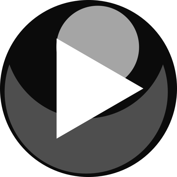SVG Gray play button