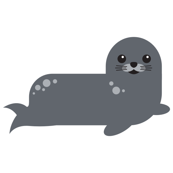 SVG Gray seal