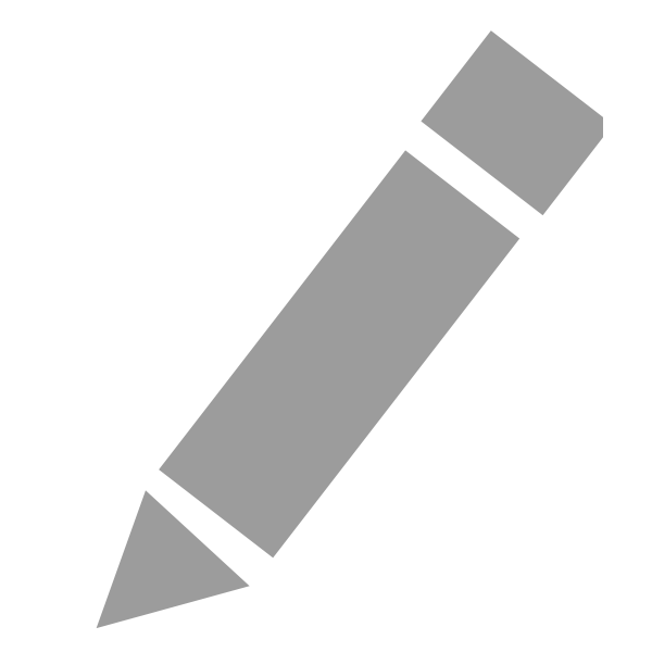 SVG Gray silhouette pencil