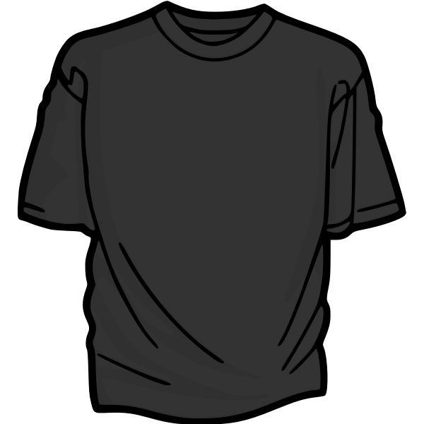 SVG Gray t-shirt vector image