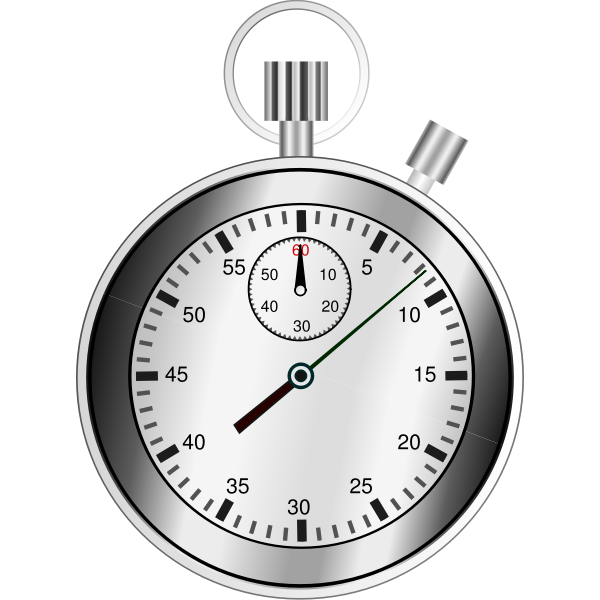 SVG Grayscale chronograph vector image