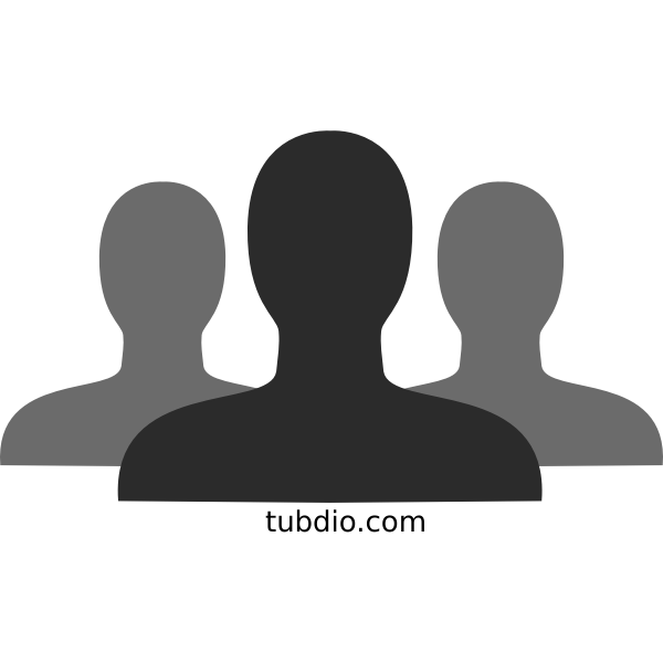 SVG Grayscale friends vector icon