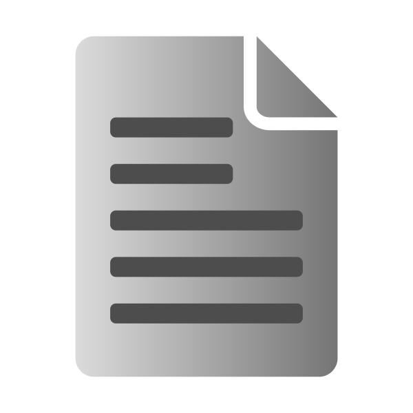SVG Grayscale text file icon vector clip art