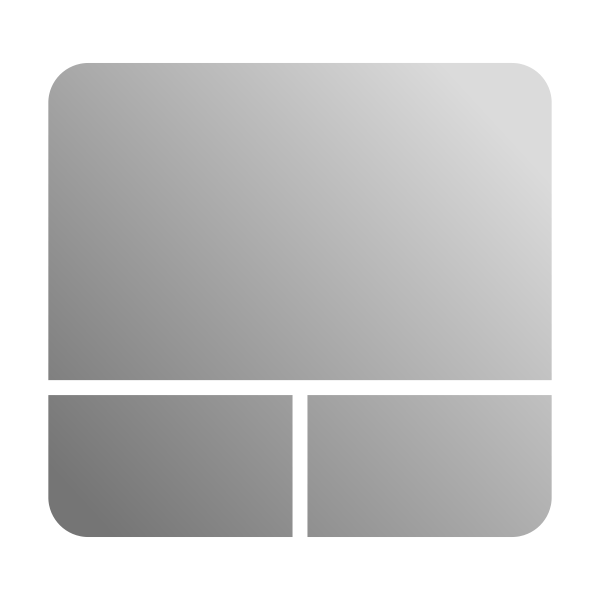 SVG Grayscale touchpad icon vector clip art