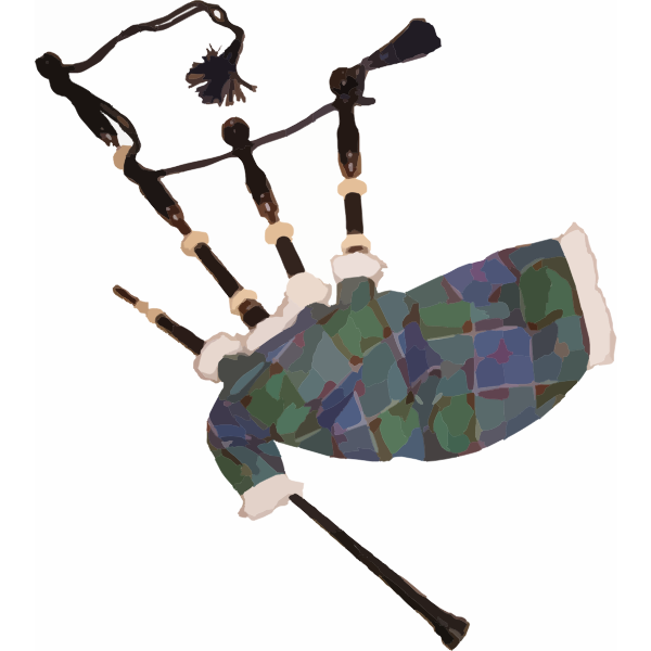 SVG Great Highlands Bagpipes