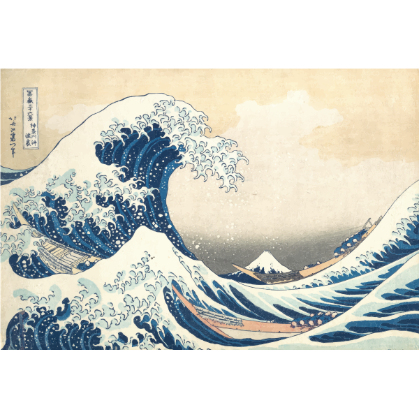 SVG Great Wave Off Kanagawa