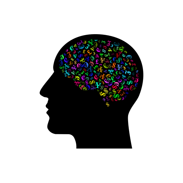 SVG Greedy Man Brain Prismatic Pattern