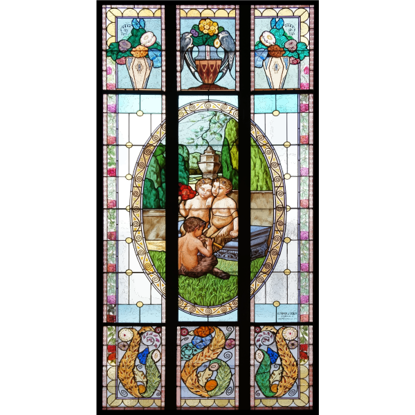 SVG Greek myths Stained Glass Window