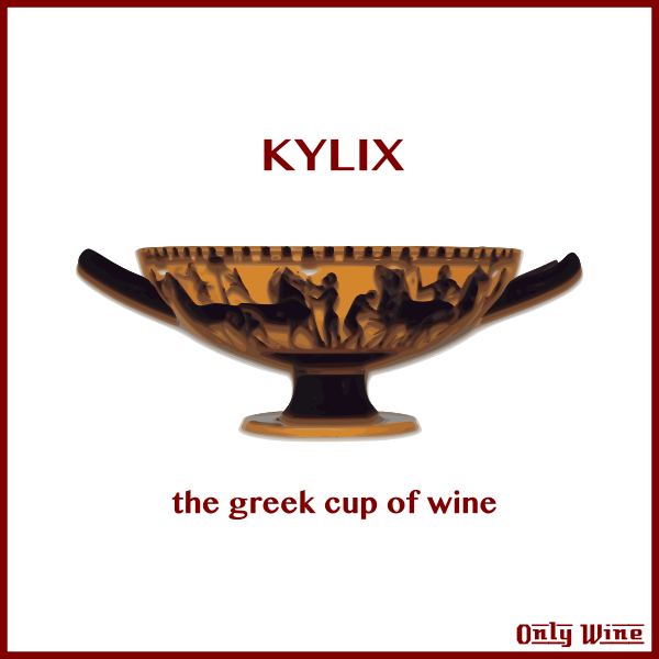 SVG Greek wine cup image