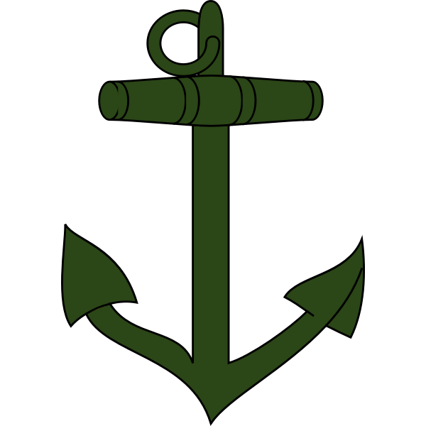 SVG Green anchor