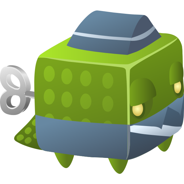 SVG Green and blue toy