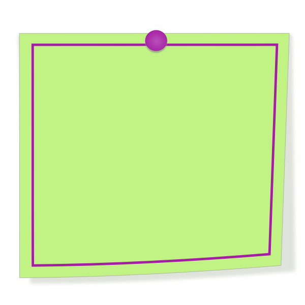 SVG Green and purple note
