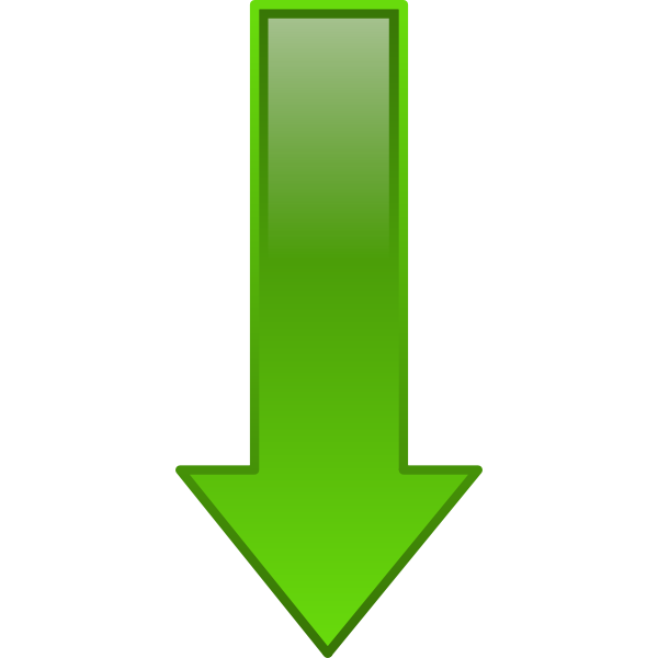SVG Green arrow