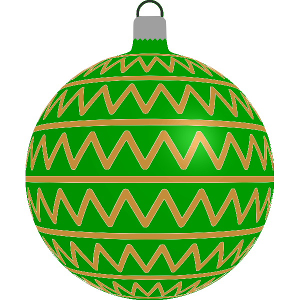 SVG Green bauble image