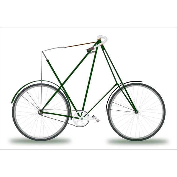 SVG Green bike