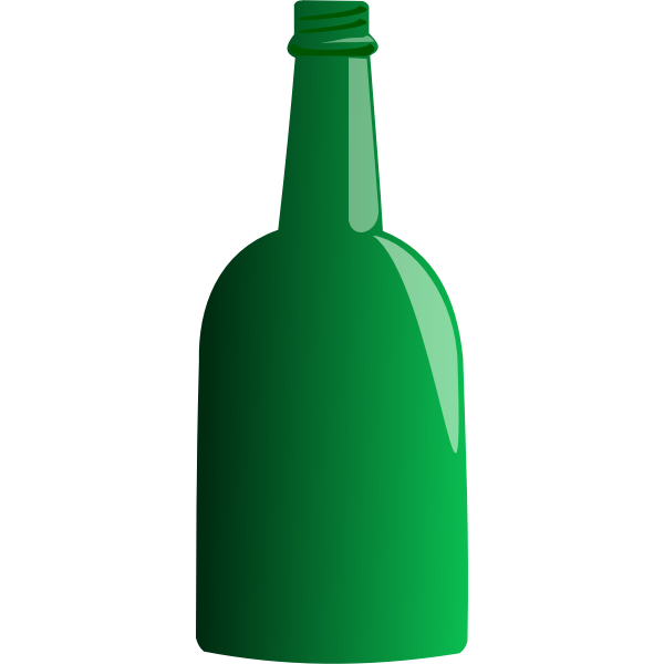 SVG Green bottle
