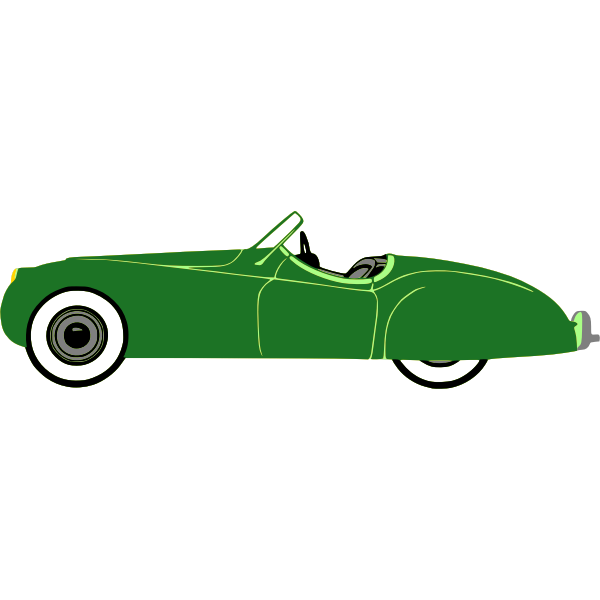 SVG Green car