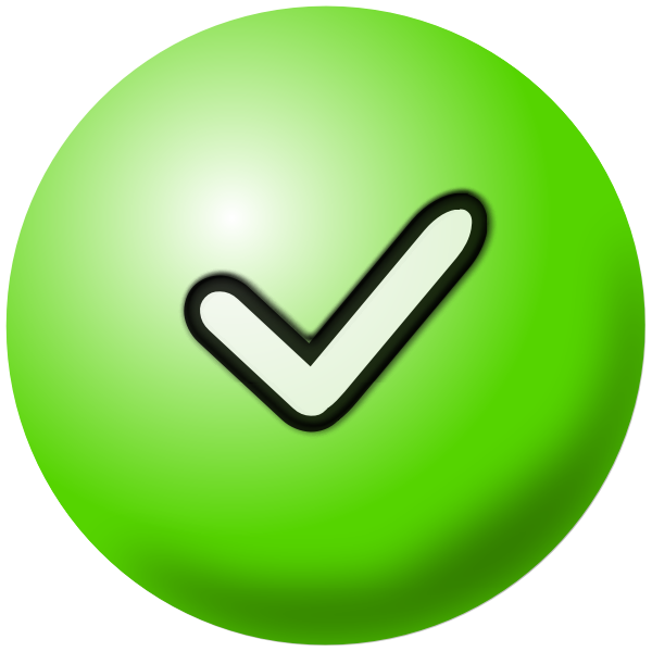 SVG Green Check Mark Icon