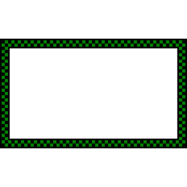 SVG Green Checked Border