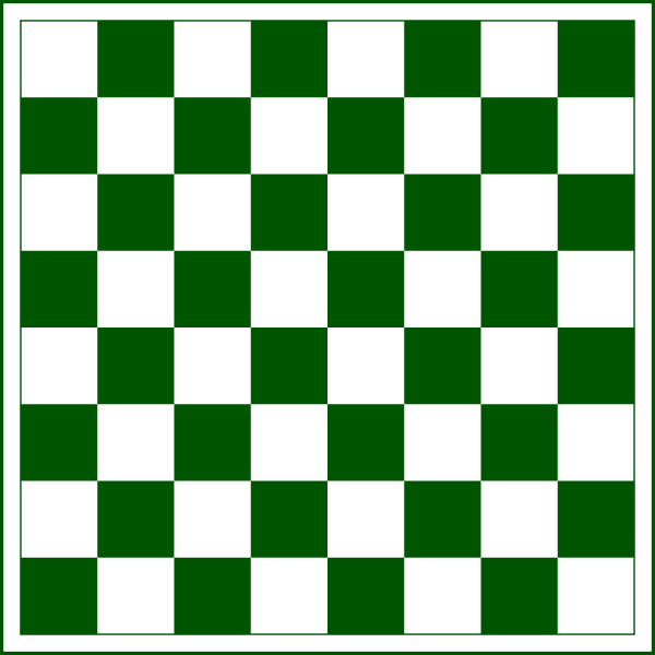 SVG Green chessboard
