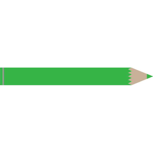 SVG Green crayon