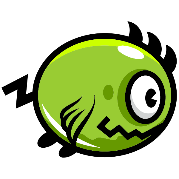 SVG Green creature